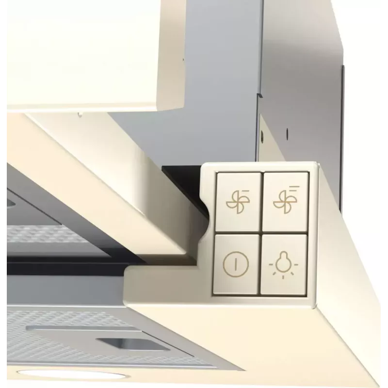 Okap kuchenny podszafkowy Gorenje BHP62CLI, filtr aluminiowy, poziom hałasu: D
