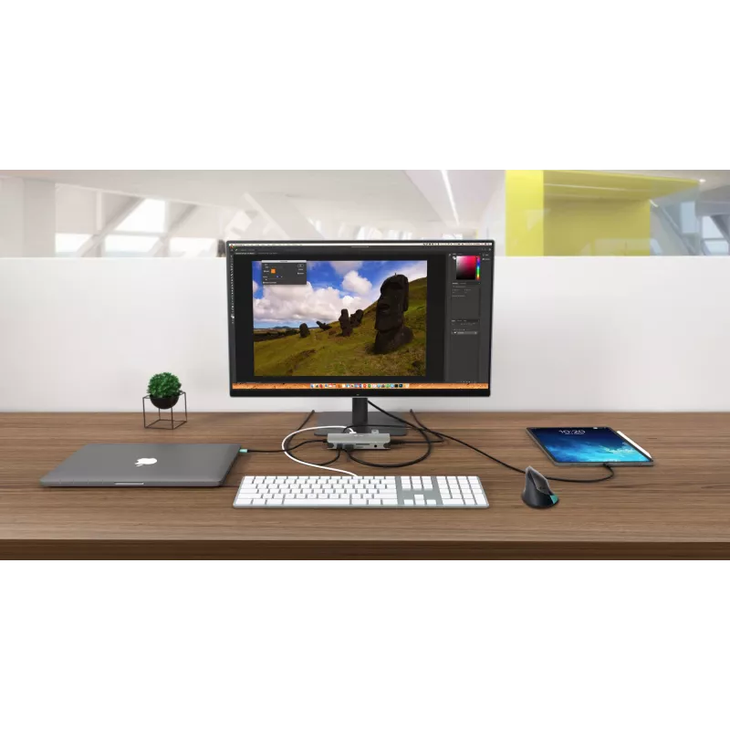 Stacja dokująca i-tec Metal USB-C Travel Nano Dock HDMI/VGA z LAN + Power Delivery 100 W