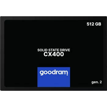 Dysk SSD 2.5 cala SATA III GOODRAM SSDPR-CX400-512-G2 — 512 GB, 550/500 MB/s, 3D TLC