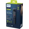 Trymer wielofunkcyjny Philips MG3720/15 7 w 1 — 7 nasadek, ostrza ze stali nierdzewnej, 60 min pracy, akumulator NiMH, czarny
