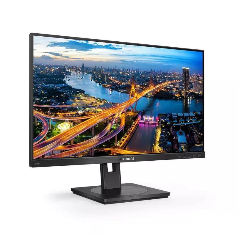 Philips B Line 245B1/00 monitor komputerowy 60,5 cm (23,8 cala) 2560 x 1440 pikseli Quad HD LED Czarny