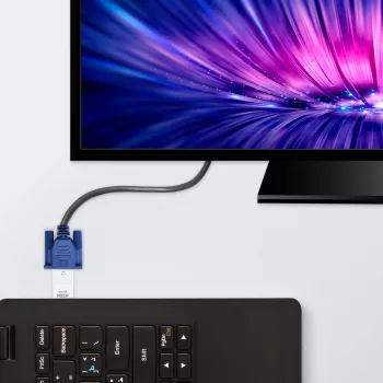Konwerter ATEN HDMI na VGA, biały, tworzywo sztuczne, 1920 x 1200 pikseli, 1080p, HDMI, VGA