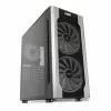 Obudowa PC IBOX Chiron ZH68 Gaming, ATX Midi-Tower, obsługa EATX, czarna, okno boczne, podświetlenie