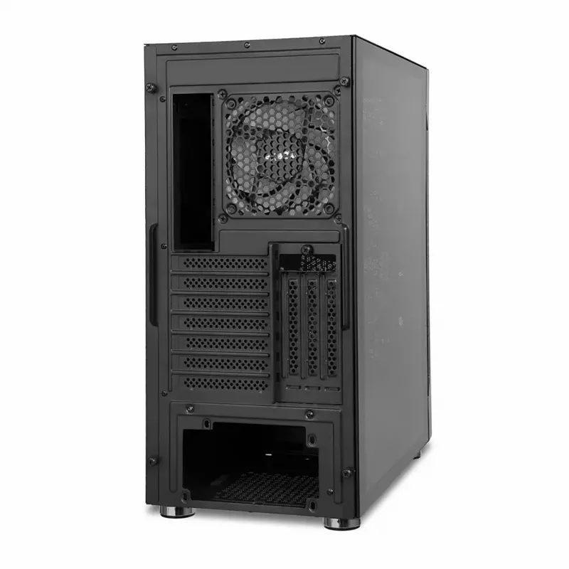 Obudowa PC IBOX Chiron ZH68 Gaming, ATX Midi-Tower, obsługa EATX, czarna, okno boczne, podświetlenie