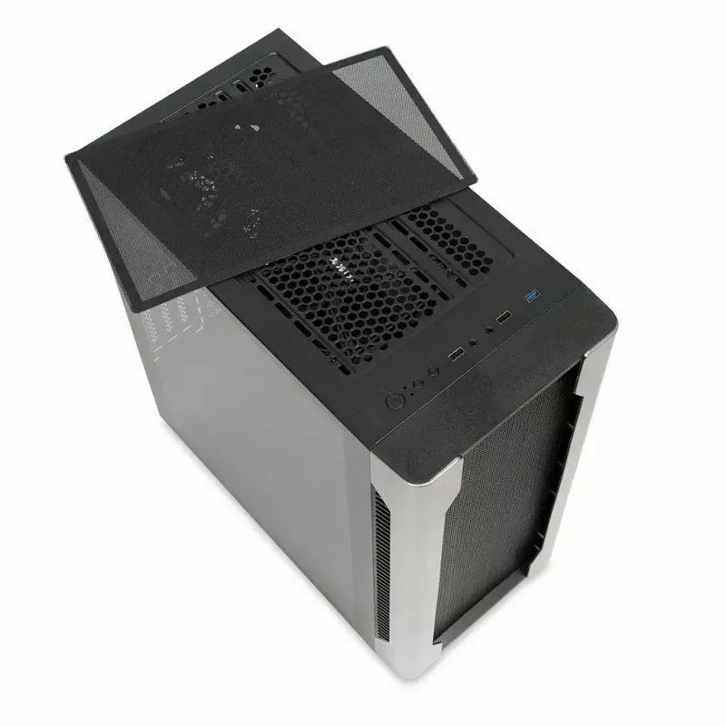Obudowa PC IBOX Chiron ZH68 Gaming, ATX Midi-Tower, obsługa EATX, czarna, okno boczne, podświetlenie
