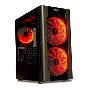Obudowa PC IBOX Chiron ZH68 Gaming, ATX Midi-Tower, obsługa EATX, czarna, okno boczne, podświetlenie