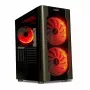 Obudowa PC IBOX Chiron ZH68 Gaming, ATX Midi-Tower, obsługa EATX, czarna, okno boczne, podświetlenie