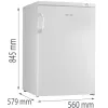 Zamrażarka pionowa Gorenje F492PW — 82 l, biała, 4‑gwiazdkowa, prawy zawias, 165 kWh/rok