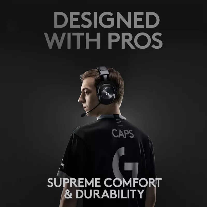 LOGITECH Pro X Wireless Lightspeed Gaming Headset Czarny