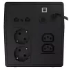 Zasilacz bezprzerwowy zielony Cell UPS08 — Line-Interactive 700 W / 230 V, 4× gniazda IEC, USB, RJ-45, akumulator 12 V 7 Ah, wieża, czarny