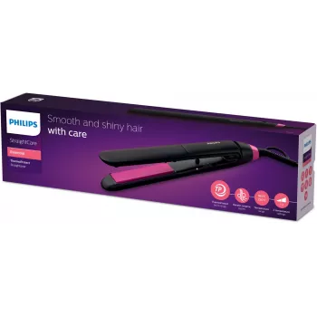 Szczotka prostująca Philips StraightCare Essential ThermoProtect BHS375/00 — płytki ceramiczne 28 mm, 2 poziomy ciepła, maks. 220°C