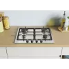Płyta gazowa Candy Idea CHG6BR4WX ze stali nierdzewnej, do zabudowy, 60 cm, 4 strefy
