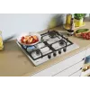 Płyta gazowa Candy Idea CHG6BR4WX ze stali nierdzewnej, do zabudowy, 60 cm, 4 strefy