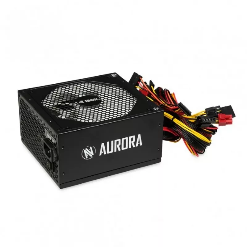 Zasilacz IBOX iBox Aurora 500 W 20+4 pin ATX, wentylator 140 mm, biały