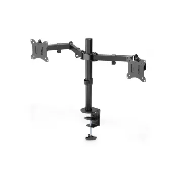 DIGITUS Univer.dual Monitor Clamp Mount 17-32in 2x 8kg (max.) Czarny