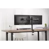 DIGITUS Univer.dual Monitor Clamp Mount 17-32in 2x 8kg (max.) Czarny