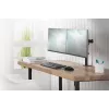 DIGITUS Univer.dual Monitor Clamp Mount 17-32in 2x 8kg (max.) Czarny