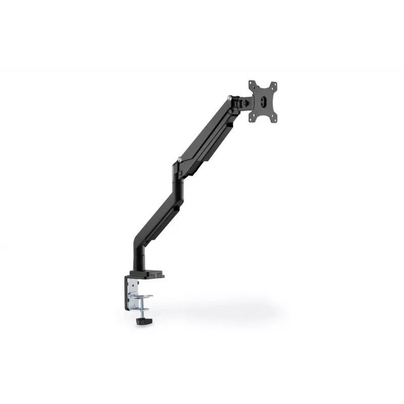 Uchwyt uniwersalny DIGITUS do jednego monitora, sprężyna gazowa, zacisk, 17-32 cali, 9 kg