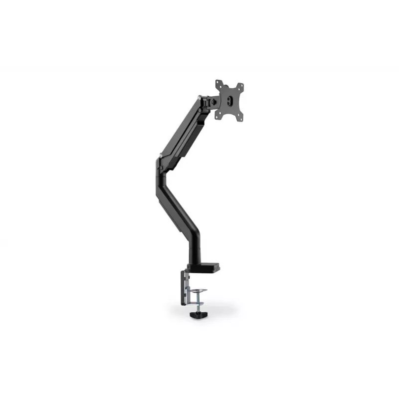 Uchwyt uniwersalny DIGITUS do jednego monitora, sprężyna gazowa, zacisk, 17-32 cali, 9 kg