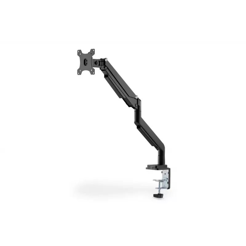 Uchwyt uniwersalny DIGITUS do jednego monitora, sprężyna gazowa, zacisk, 17-32 cali, 9 kg