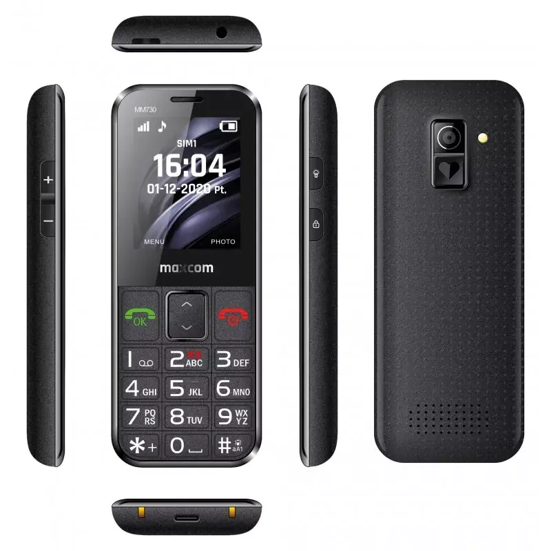 Telefon komórkowy MaxCom MM730 2,2 cala czarny