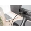 DIGITUS USB-C - HDMI Adapter, 2m 4K/30Hz, czarny, metalowa obudowa