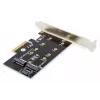 Karta dodatkowa DIGITUS M.2 NGFF/NVMe SSD na PCIe, obsługuje klucze B, M i B+M, rozmiary 80, 60, 42 i 30 mm