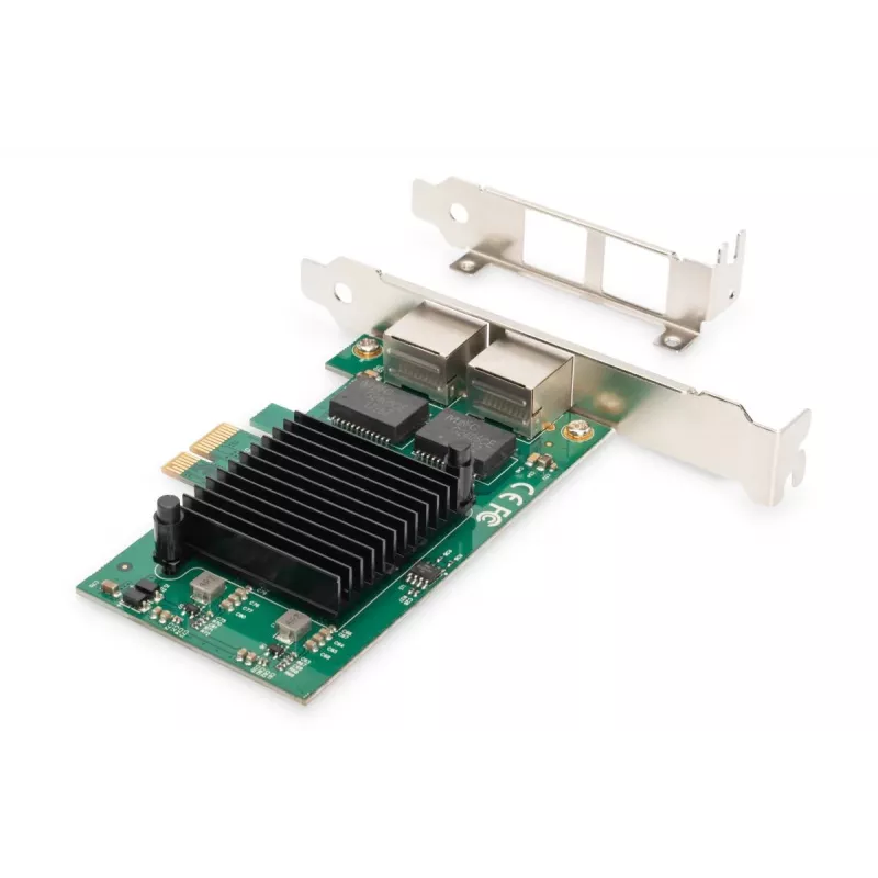 Karta sieciowa Ethernet PCI Express Digitus DN-10132 2-portowa