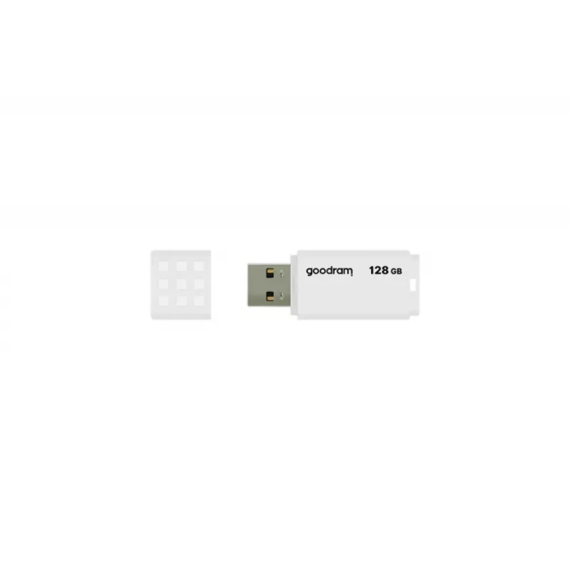 Pamięć USB GOODRAM UME2 128 GB USB 2.0 Typ-A, biała, odczyt 20 MB/s, zapis 5 MB/s