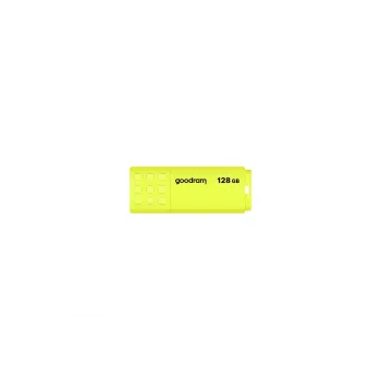 Pamięć USB GOODRAM UME2 128 GB USB 2.0 Type-A, żółta, 21×51 mm