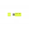 Pamięć USB GOODRAM UME2 128 GB USB 2.0 Type-A, żółta, 21×51 mm