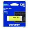 Pamięć USB GOODRAM UME2 128 GB USB 2.0 Type-A, żółta, 21×51 mm