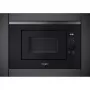 Kuchenka mikrofalowa z grillem do zabudowy WHIRLPOOL WMF201G, 800 W, 20 l, stal nierdzewna/czarny