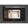 Kuchenka mikrofalowa z grillem do zabudowy WHIRLPOOL WMF201G, 800 W, 20 l, stal nierdzewna/czarny
