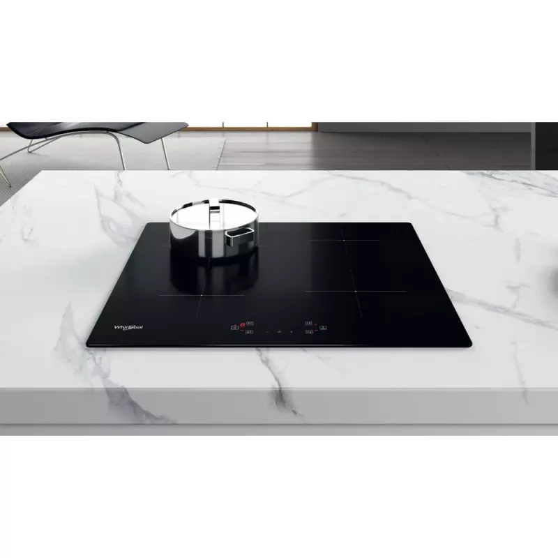 Whirlpool WS Q4860 NE Czarny Built-in 60 cm Zone induction hob 4 zone(s)