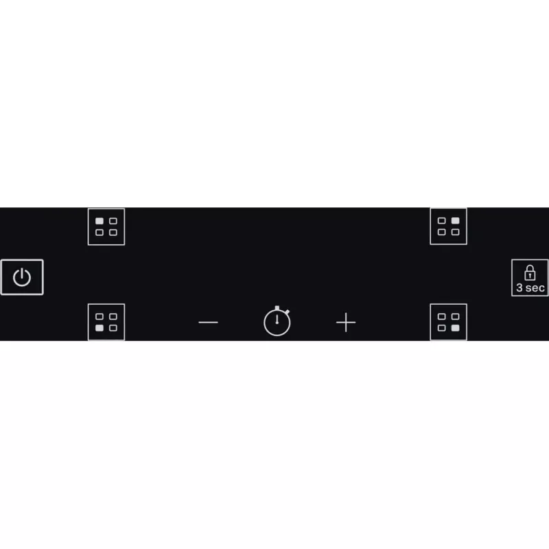 Whirlpool WS Q4860 NE Czarny Built-in 60 cm Zone induction hob 4 zone(s)