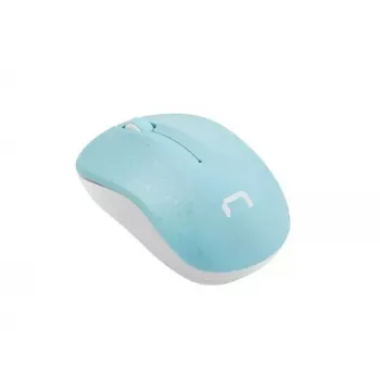 Mysz Natec Toucan Wireless 1600 dpi Optyczna Biała Niebieska