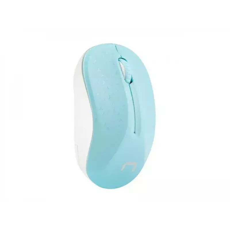 Mysz Natec Toucan Wireless 1600 dpi Optyczna Biała Niebieska