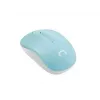 Mysz Natec Toucan Wireless 1600 dpi Optyczna Biała Niebieska