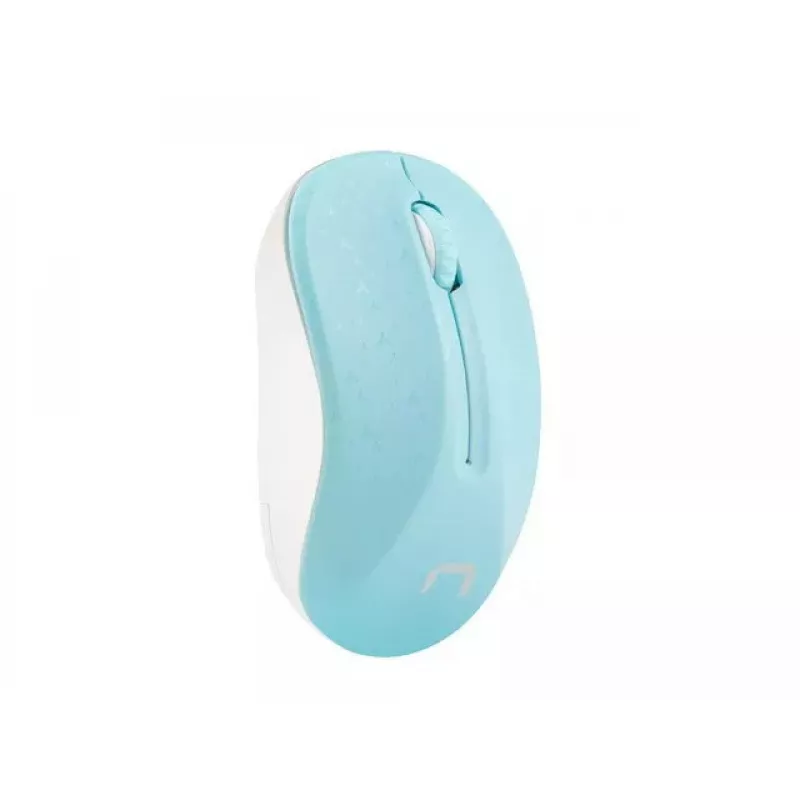 Mysz Natec Toucan Wireless 1600 dpi Optyczna Biała Niebieska