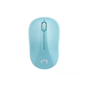 Mysz Natec Toucan Wireless 1600 dpi Optyczna Biała Niebieska