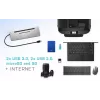 i-tec Metal USB-C Ergonomic 4K 3x Display Docking Station + Power Delivery 85 W
