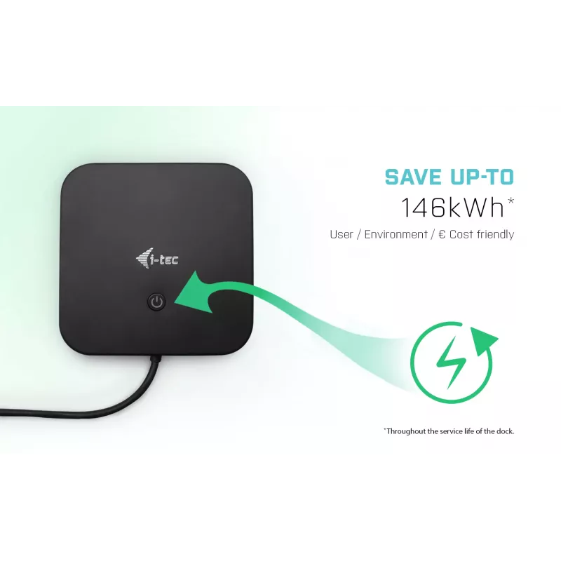 Stacja dokująca i-tec USB-C Dual Display z zasilaniem Power Delivery 100 W