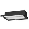 Okap kuchenny Gorenje TH60E3B, półwbudowany (wysuwany), czarny, 350 m³/h