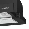 Okap kuchenny Gorenje TH60E3B, półwbudowany (wysuwany), czarny, 350 m³/h