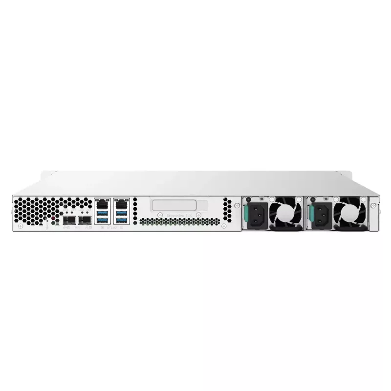 QNAP TS-432PXU-RP NAS Rack (1U) Annapurna Labs Alpine AL-324 2 GB DDR4 0 TB Czarny