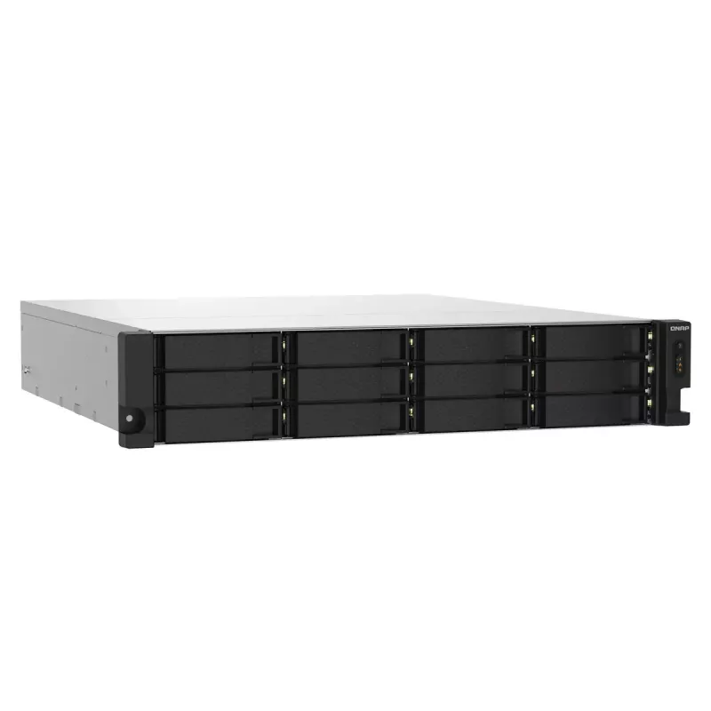 QNAP TS-1232PXU-RP NAS Rack (2U) Annapurna Labs AL324 4 GB DDR4 0 TB QNAP QTS Czarny