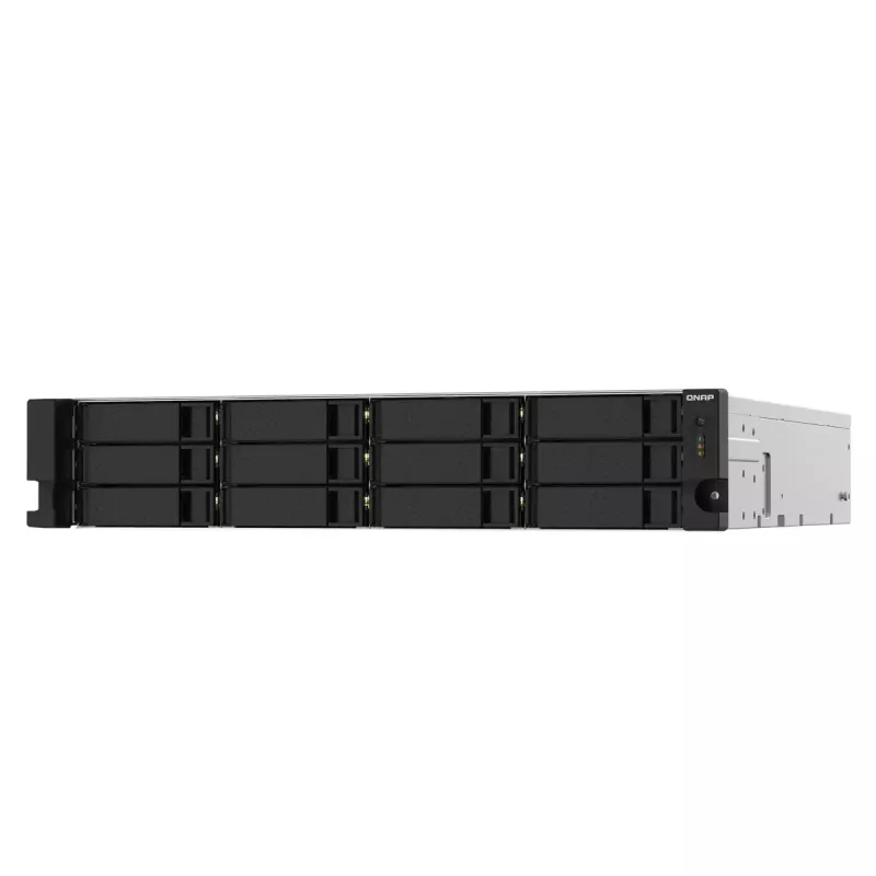 QNAP TS-1232PXU-RP NAS Rack (2U) Annapurna Labs AL324 4 GB DDR4 0 TB QNAP QTS Czarny