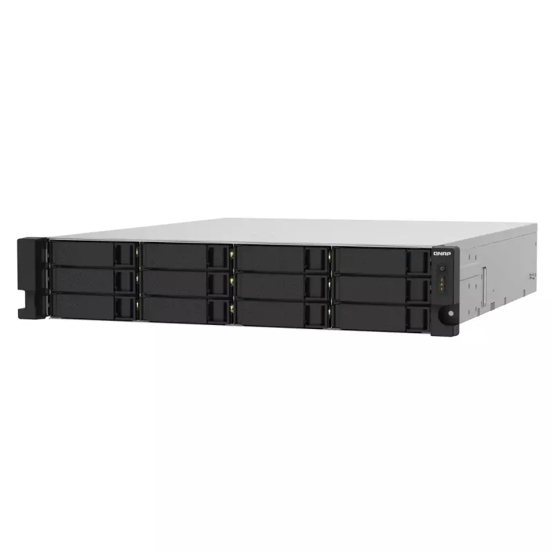 QNAP TS-1232PXU-RP NAS Rack (2U) Annapurna Labs AL324 4 GB DDR4 0 TB QNAP QTS Czarny