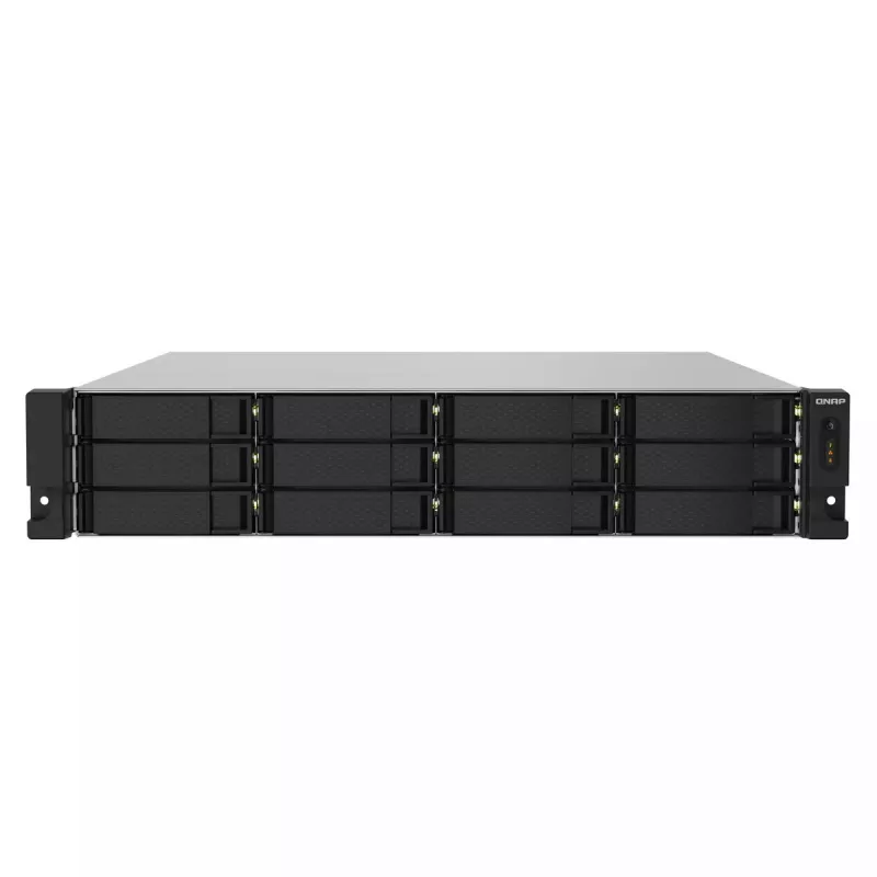 QNAP TS-1232PXU-RP NAS Rack (2U) Annapurna Labs AL324 4 GB DDR4 0 TB QNAP QTS Czarny
